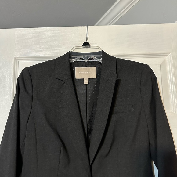 Banana Republic Petite Single Button Front Career Blazer - Picture 2 of 16